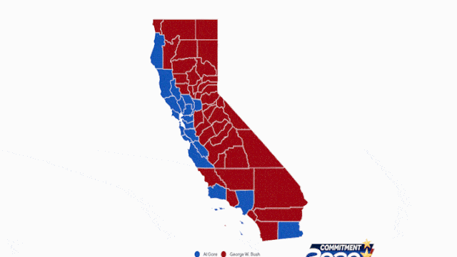 California Political Map 2016 Election 2020: How California Has Voted For President In The Past