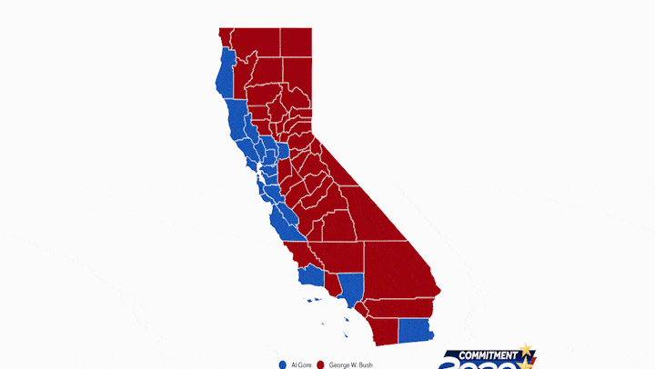 fersken infrastruktur Disco Election 2020: How California has voted for president in the past