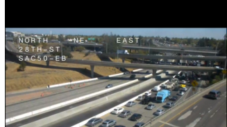 Traffic delays on Highway 50 in Sacramento after semi-truck fire