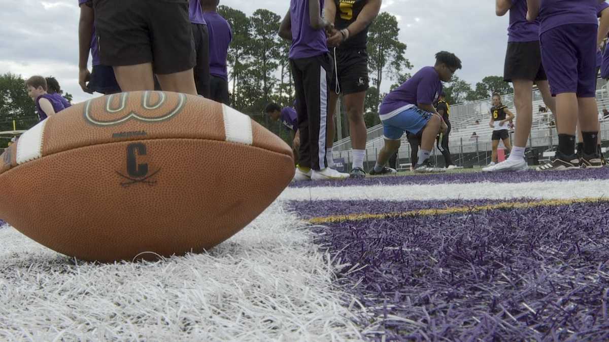 Calvary Day School football camp