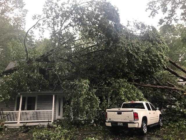 PHOTOS: Tropical Storm Isaias causes damage across Maryland