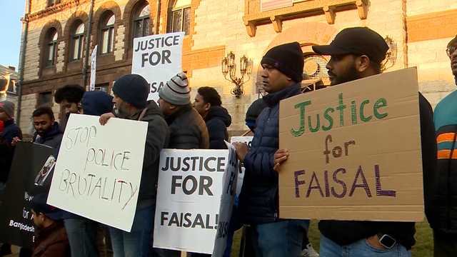 Hundreds protest deadly police shooting of Mass. college student - Vimarsana News