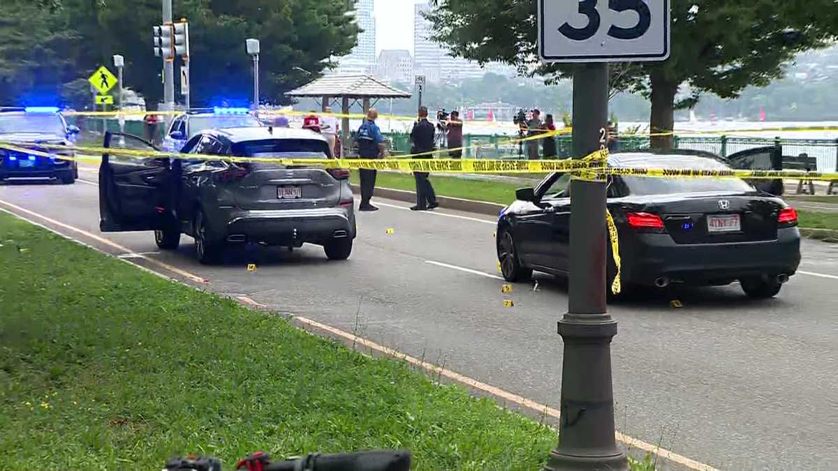 Memorial Drive in Cambridge closed after shooting near boathouse