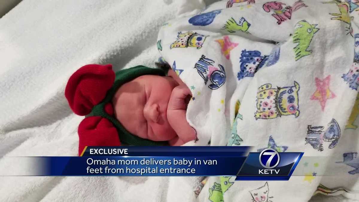 Omaha mom delivers baby in van feet from hospital entrance