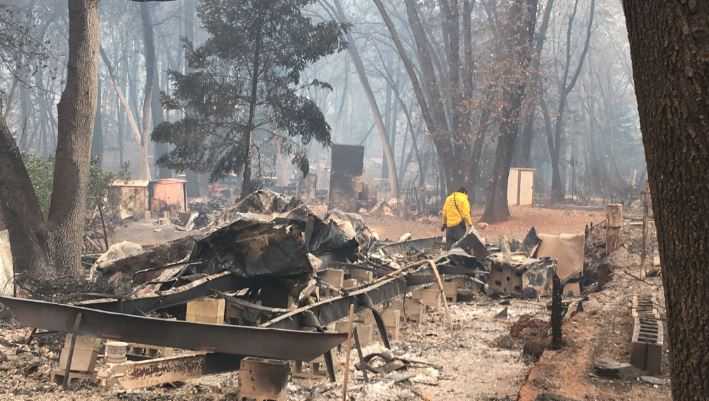 Flash flood warning issued for Camp Fire burn area