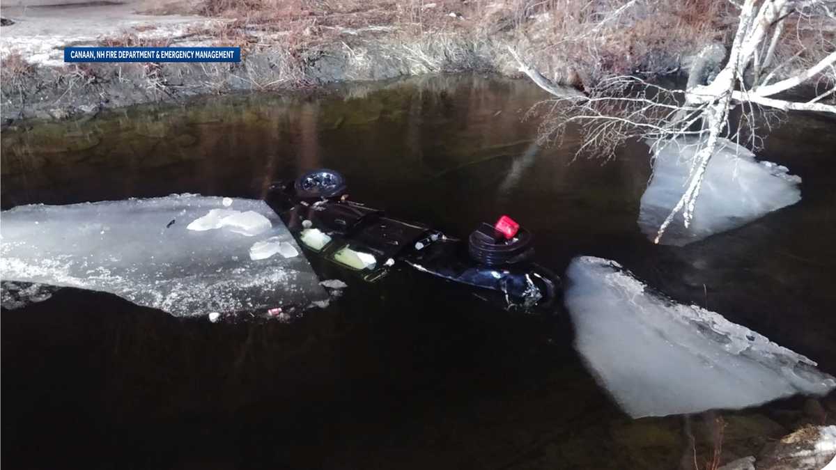 Canaan, NH man killed after pickup crashes into river