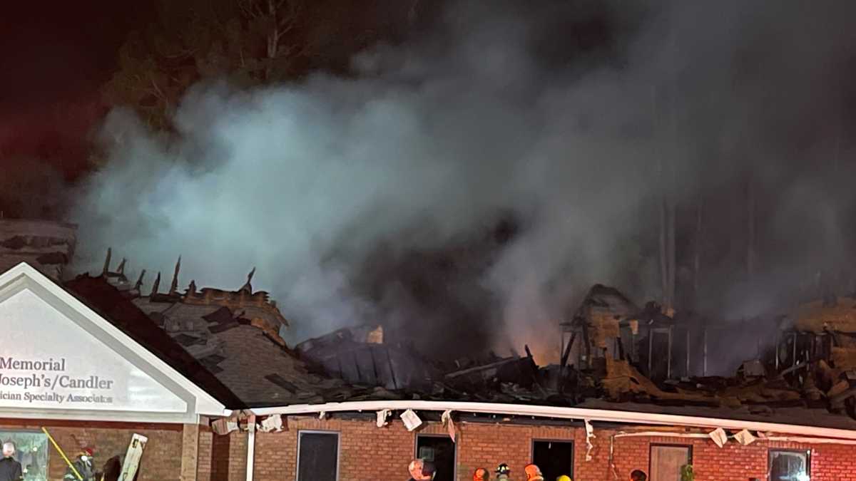 Jesup fire burns Wayne Memorial St. Joseph's/Candler building