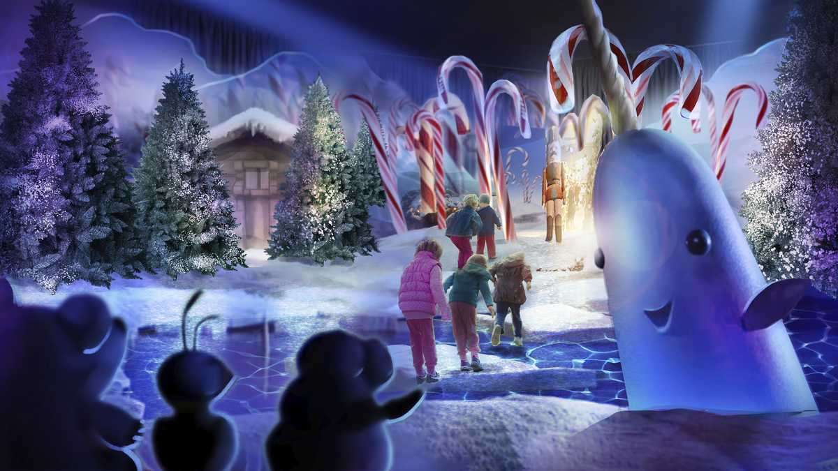 Candy Cane Forest From Elf Gaylord Palms Unveils 'I Love Christmas Movies' Experience Candy Cane Forest From Elf Gaylord Palms Unveils 'I Love Christmas Movies' Experience