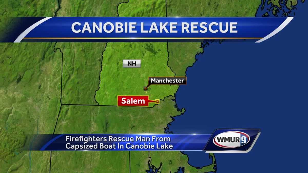 Man rescued from capsized kayak in Canobie Lake