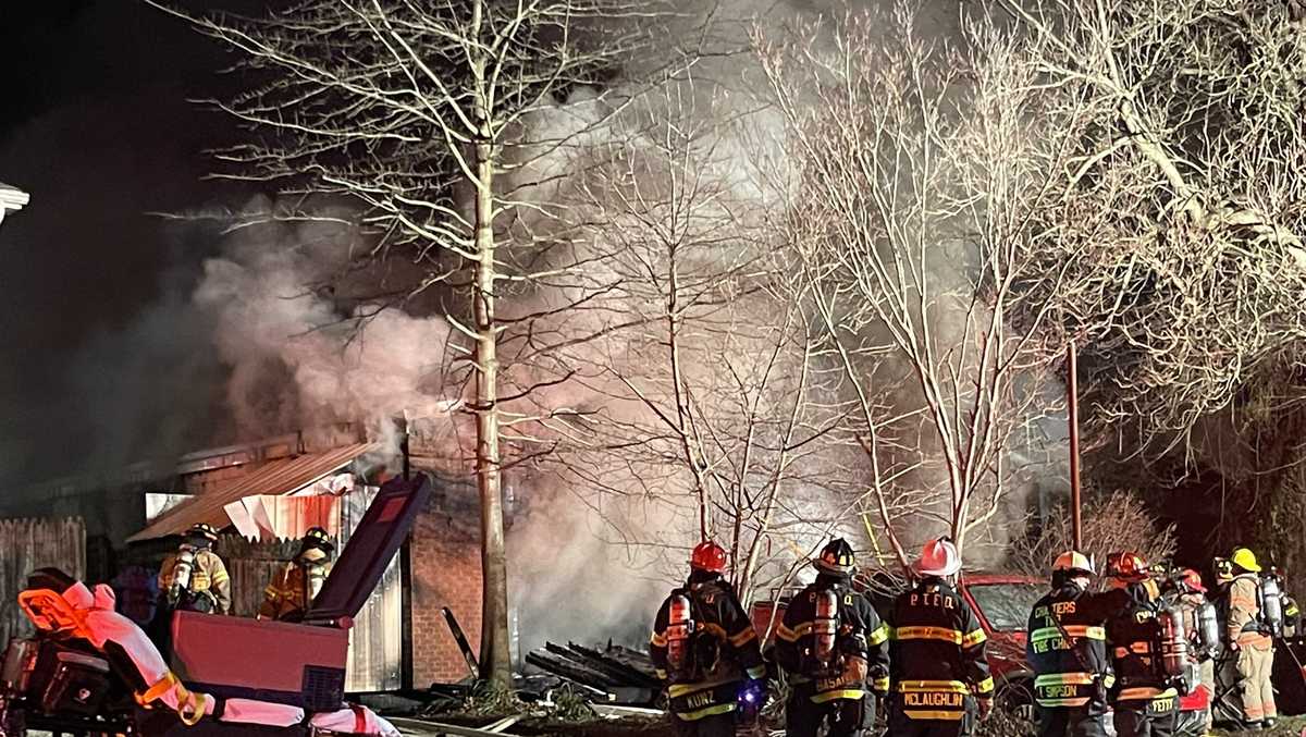 Canonsburg house burns in fully involved fire