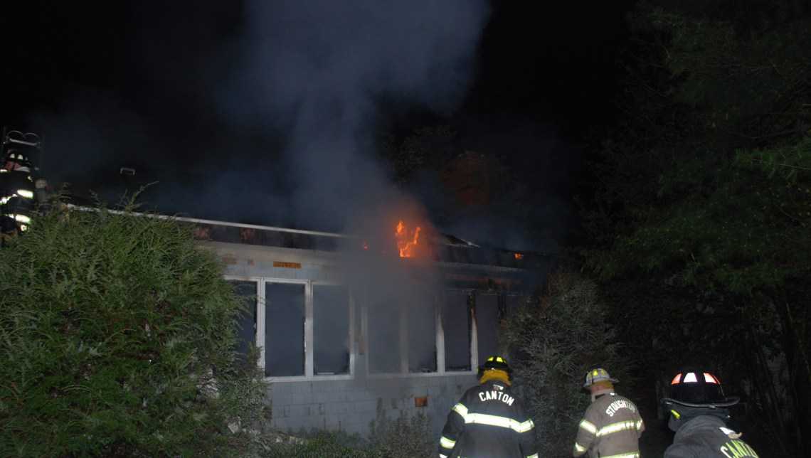 2 escape overnight house fire in Canton
