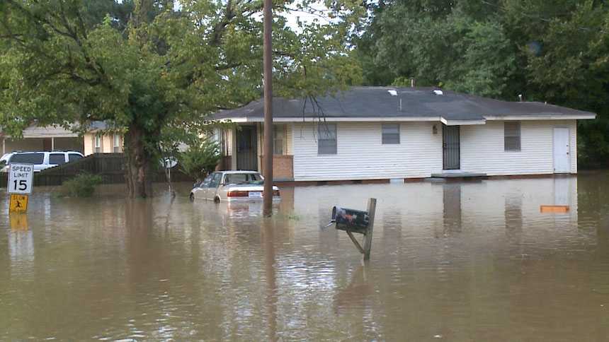 Some Canton Homeowners Trapped By Flooding