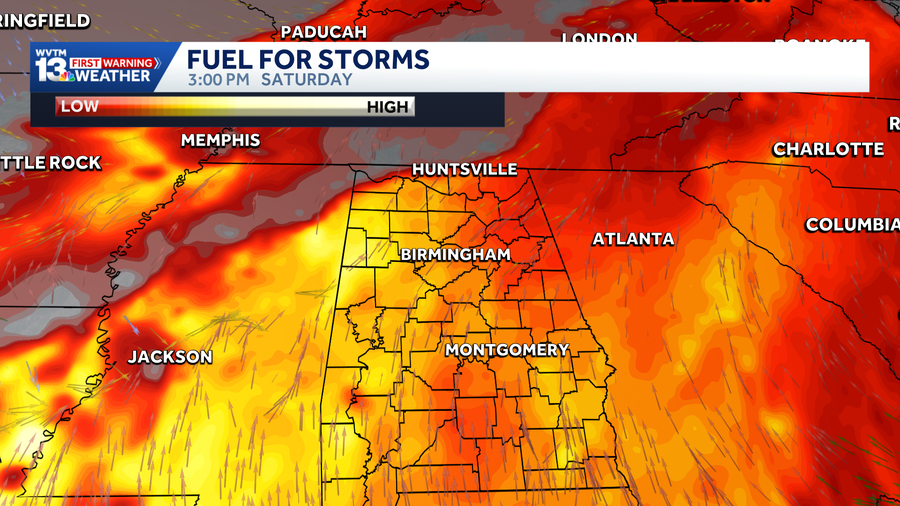 Alabama weather forecast: Heavy weekend storms - WVTM
