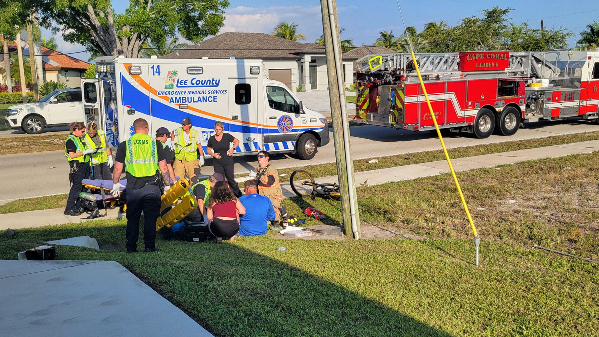 Child on bike hospitalized after crash with vehicle in Cape Coral - Vimarsana News