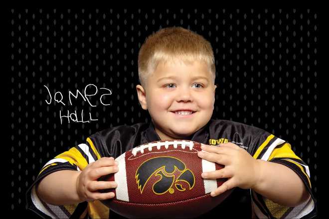 Iowa&#x20;at&#x20;Iowa&#x20;State,&#x20;Sept.&#x20;6&#x20;Kid&#x20;Captain&#x3A;&#x20;James&#x20;Hall,&#x20;age&#x20;5,&#x20;Dyersville
