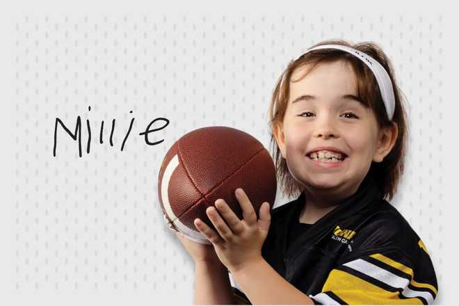 Iowa&#x20;at&#x20;Nebraska,&#x20;Nov.&#x20;28&#x20;Kid&#x20;Captain&#x3A;&#x20;Millie&#x20;Judge,&#x20;age&#x20;9,&#x20;Des&#x20;Moines