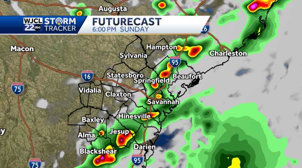 Rain chances and cooler temperatures return for Southeast Georgia - WJCL