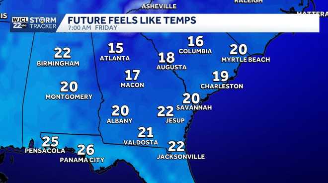 Colder air arrives to Southeast Georgia and the Lowcountry this week