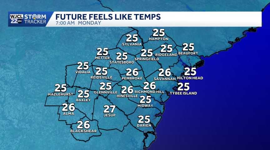 Hard freeze expected on Monday morning for Southeast Georgia and the ...