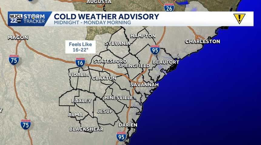 Impact Days: Freezing start to the work week for Southeast Georgia and ...