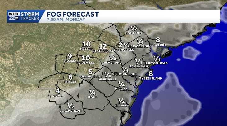Mild start to the work week for Southeast Georgia and the Lowcountry on ...
