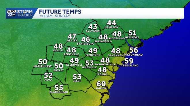 Pleasant weather continues on Sunday for Southeast Georgia and the ...