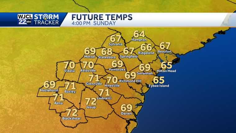 Cold front will arrive early next week and bring back rain chances on ...