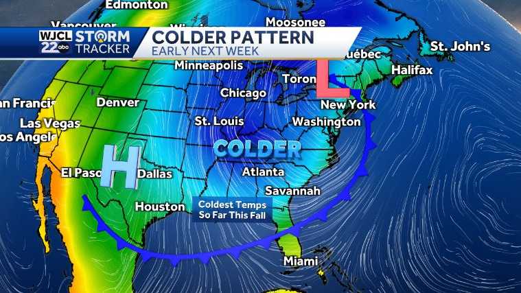The first freeze of the season is possible next week