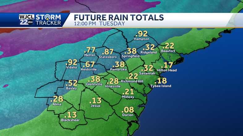 Rain returns to the forecast early next week - WJCL