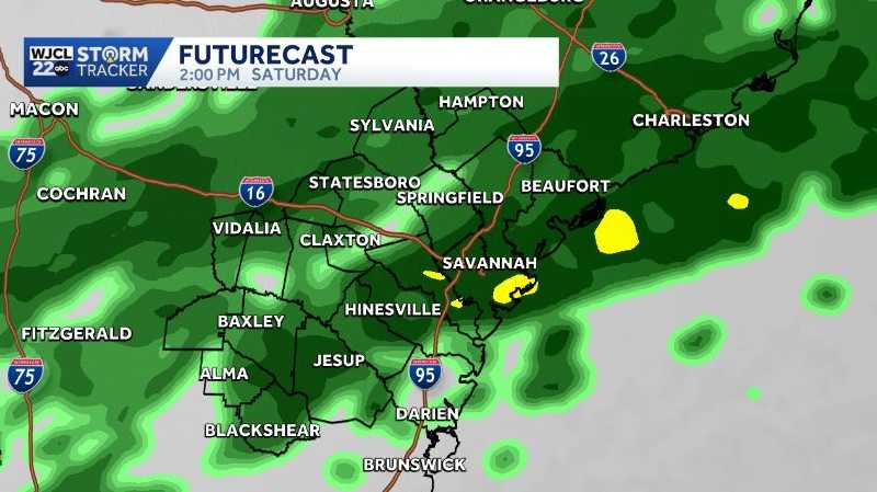 Rainy weekend ahead for Southeast Georgia and the Lowcountry