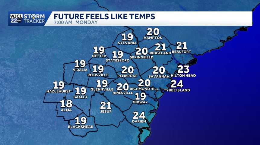 Bitter cold expected early next week for Southeast Georgia and the ...