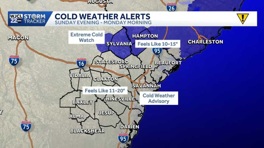 Impact Days: Major cold blast arrives in Southeast Georgia and the ...