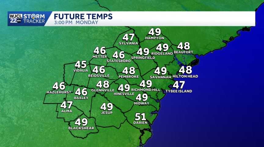 Rain moves out tonight and cold temperatures arrive this week for SE ...