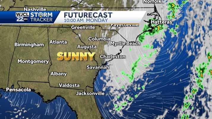 Sunny week ahead for Southeast Georgia and the Lowcountry - WJCL