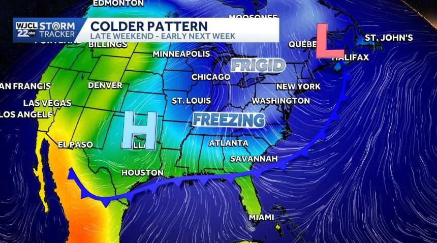 Bitter cold expected early next week for Southeast Georgia and the ...