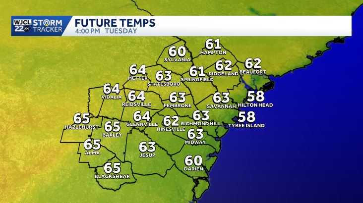 Cold front moves through tonight, bringing cooler temperatures for SE ...