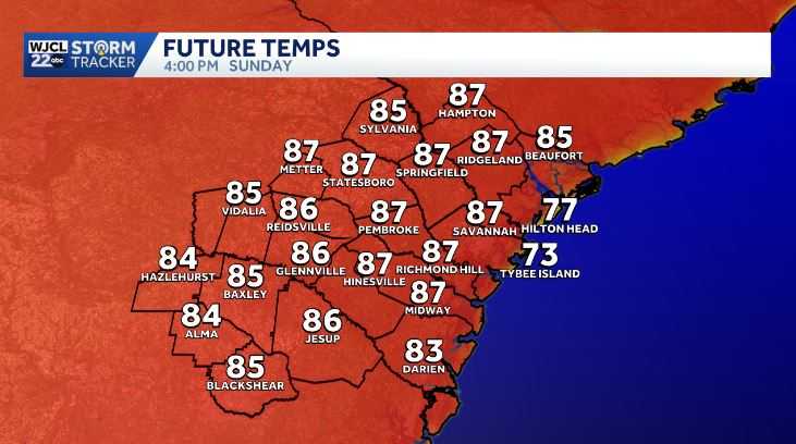 Unseasonably warm weather will hang around through Monday for Southeast ...