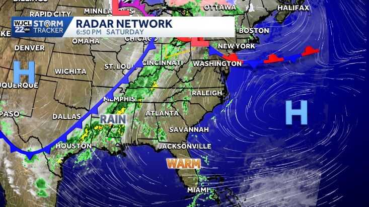 Rain chances return for Easter... Cooler temperatures across SE GA and ...