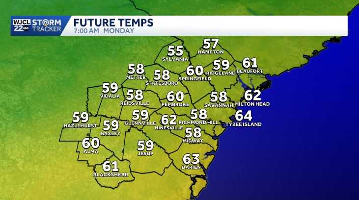 Cooler start to the work week for Southeast Georgia and the Lowcountry ...