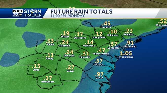 Impact Day: Rain returns to SE Georgia and the Lowcountry