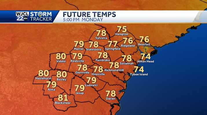 Sunny week ahead for Southeast Georgia and the Lowcountry - WJCL