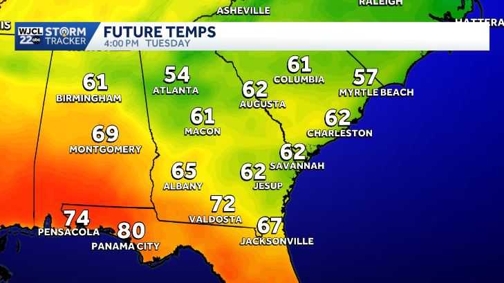 Unseasonably warm weather will hang around through Monday for Southeast ...