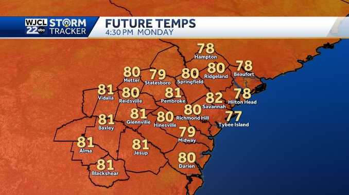Cooler start to the work week for SE Georgia and the Lowcountry - WJCL