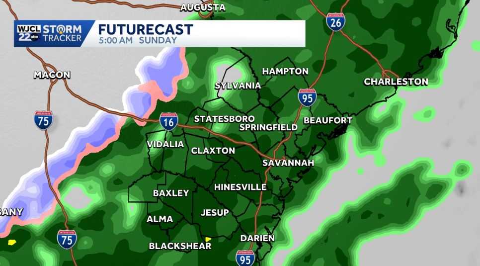 Cold blast... Wintry mix possible on Sunday followed by a hard freeze ...