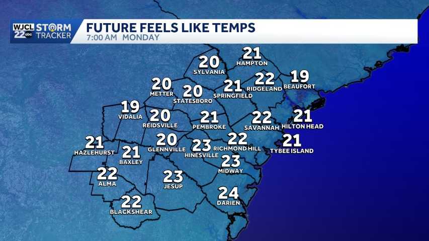 Impact Days: Freezing start to the work week for Southeast Georgia and ...