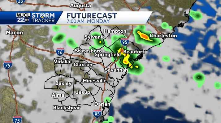 Rain and rough beach conditions continue on Monday for SE GA - WJCL