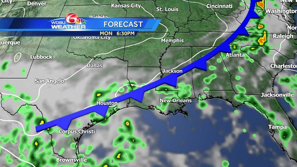 Sept 25 Showers increase on Monday, cooler rest of week