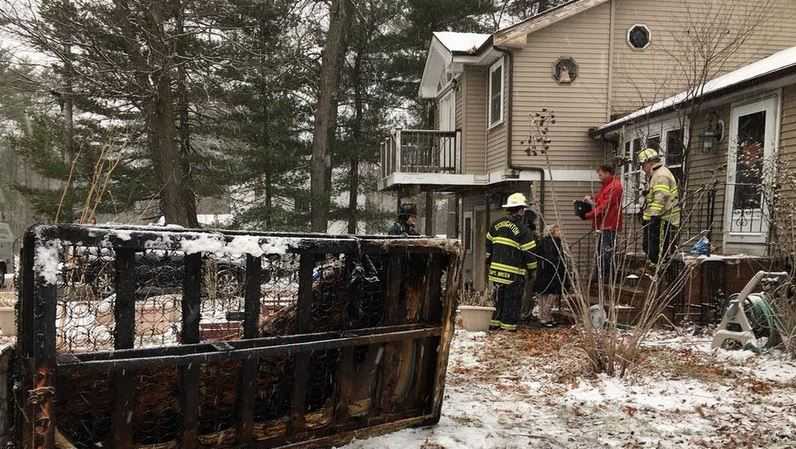 Space heater sparks house fire