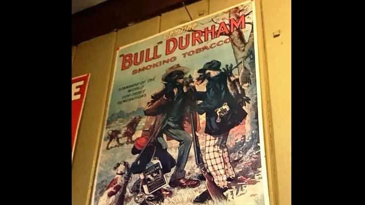 old bull durham tobacco poster Online petition calls for boycotting Mansfield's Old Country Store until  racist tobacco ad removed