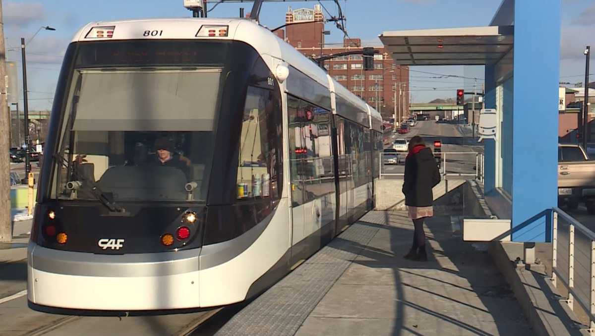 KC Streetcar  Chiefs Kingdom Parade